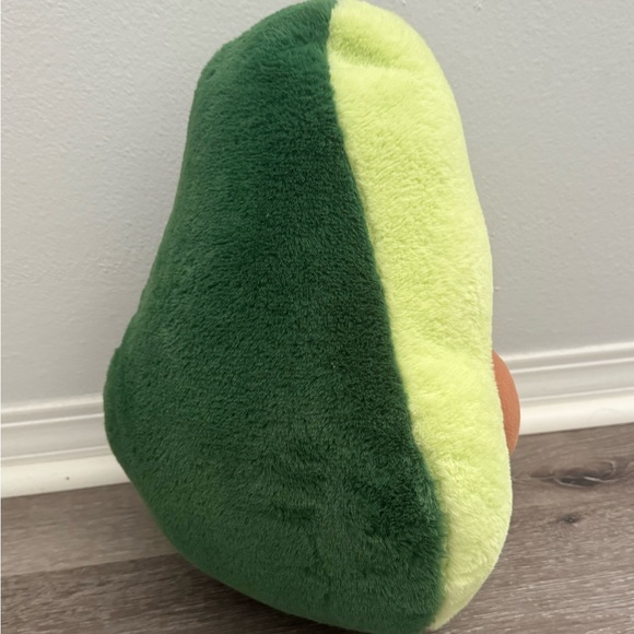 Plush Avocado Pillow with Heart - Picture 2 of 6